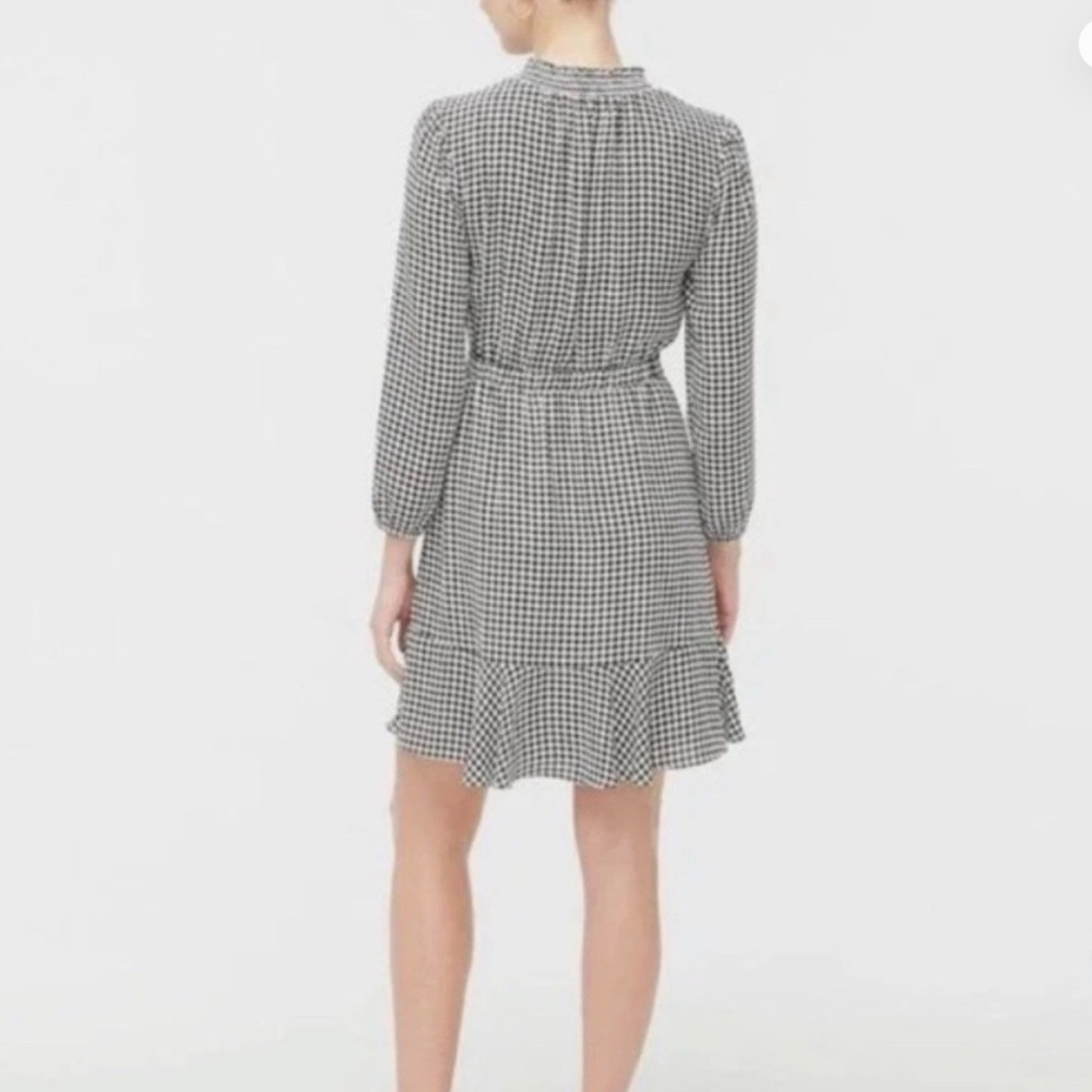 J. Crew Black and White Houndstooth Dress - Picture 8 of 9
